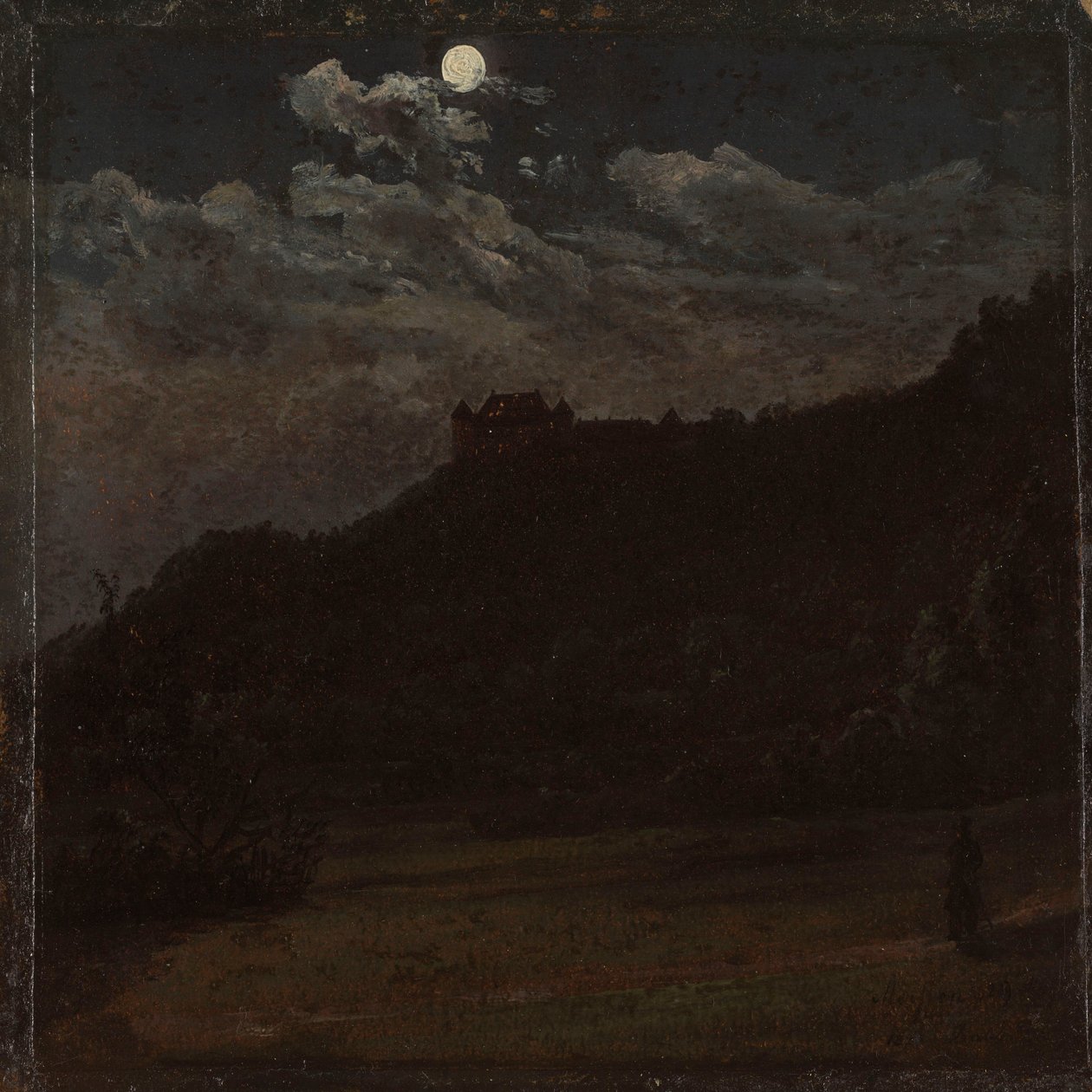 Château de Siebeneichen près de Meissen - Johan Christian Dahl
