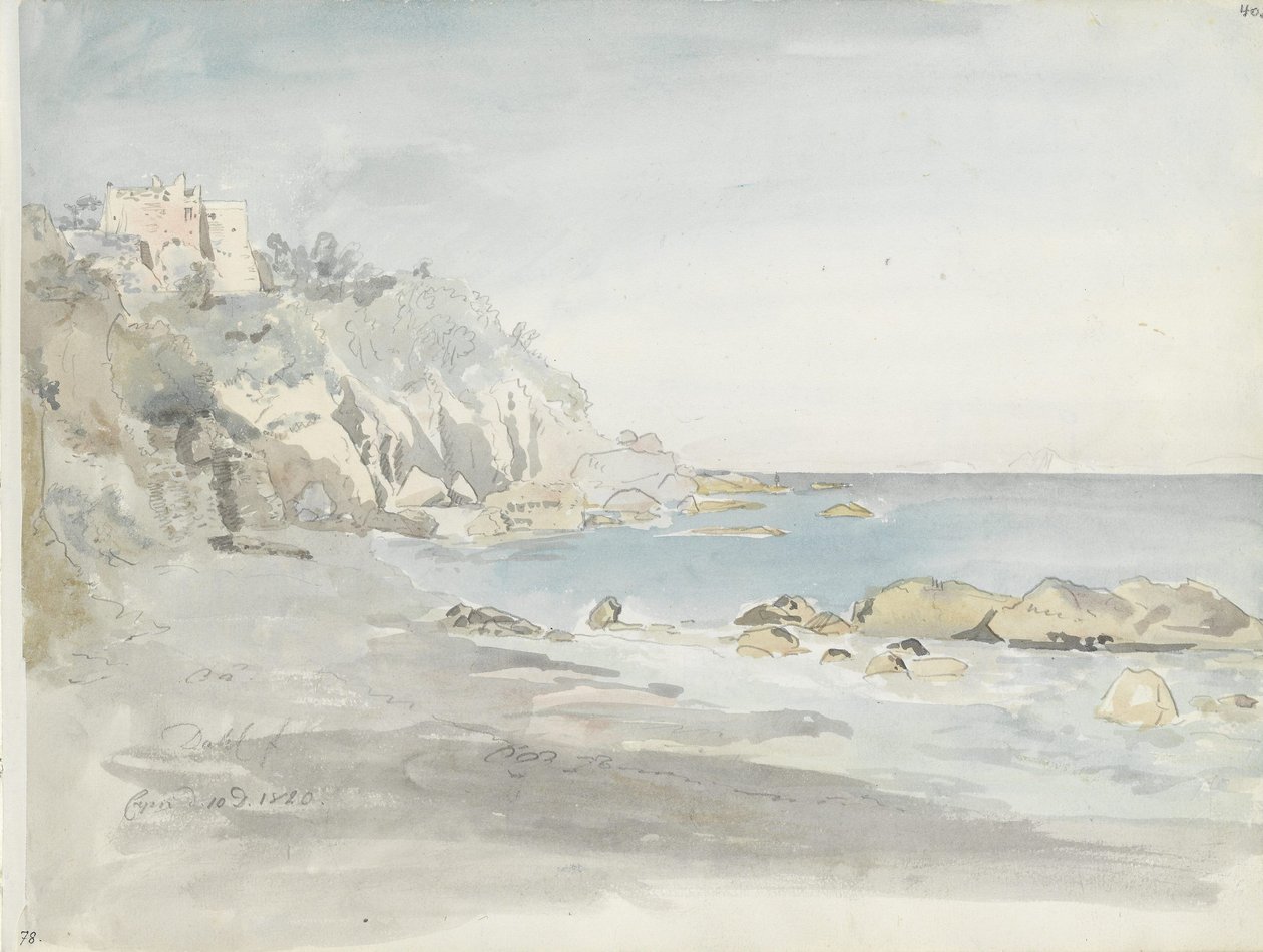 La plage de Marina Grande, Capri - Johan Christian Dahl