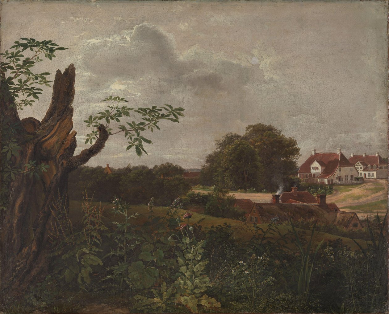 La grande auberge de Fredensborg - Johan Christian Dahl