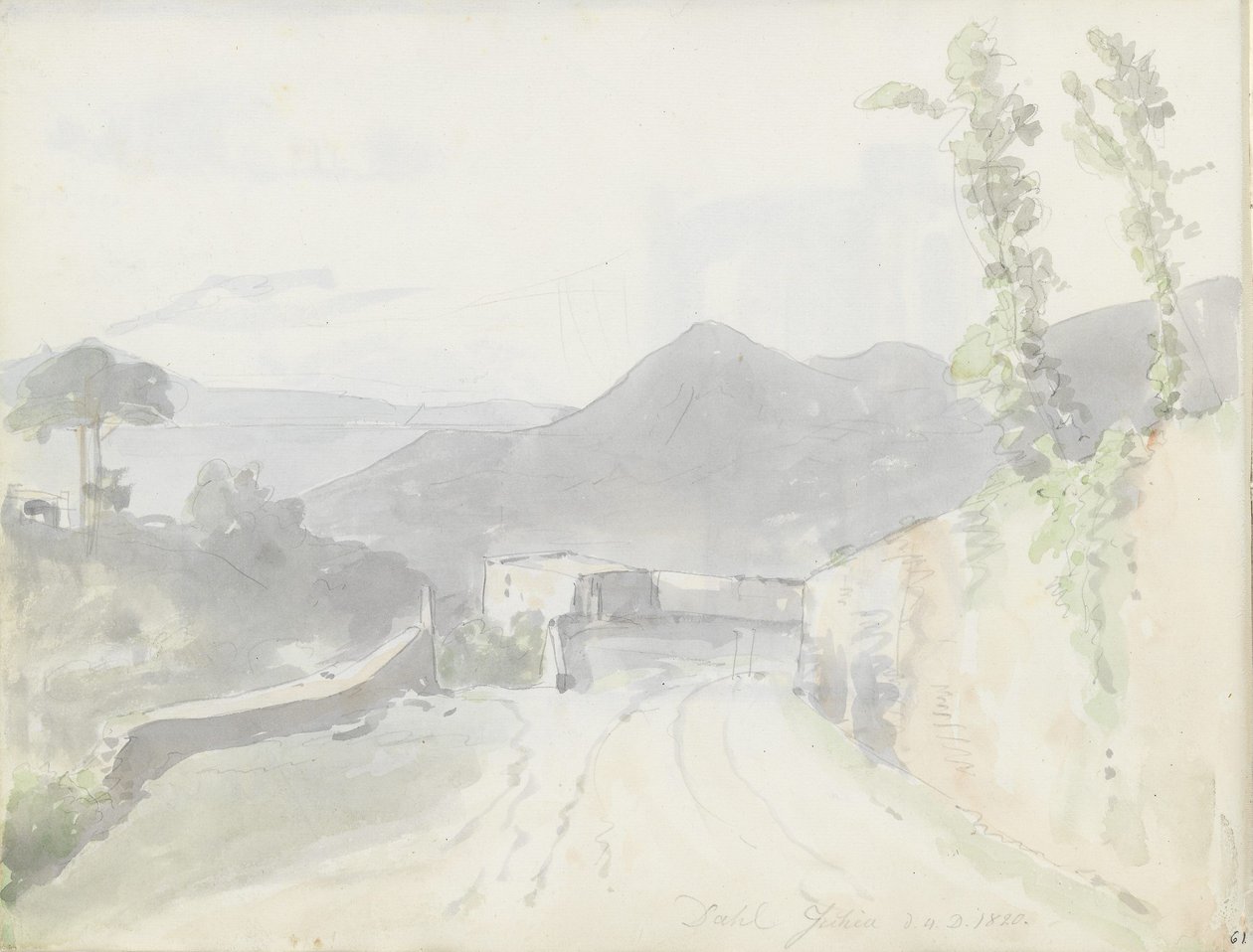 Près de Casamicciola, Ischia - Johan Christian Dahl