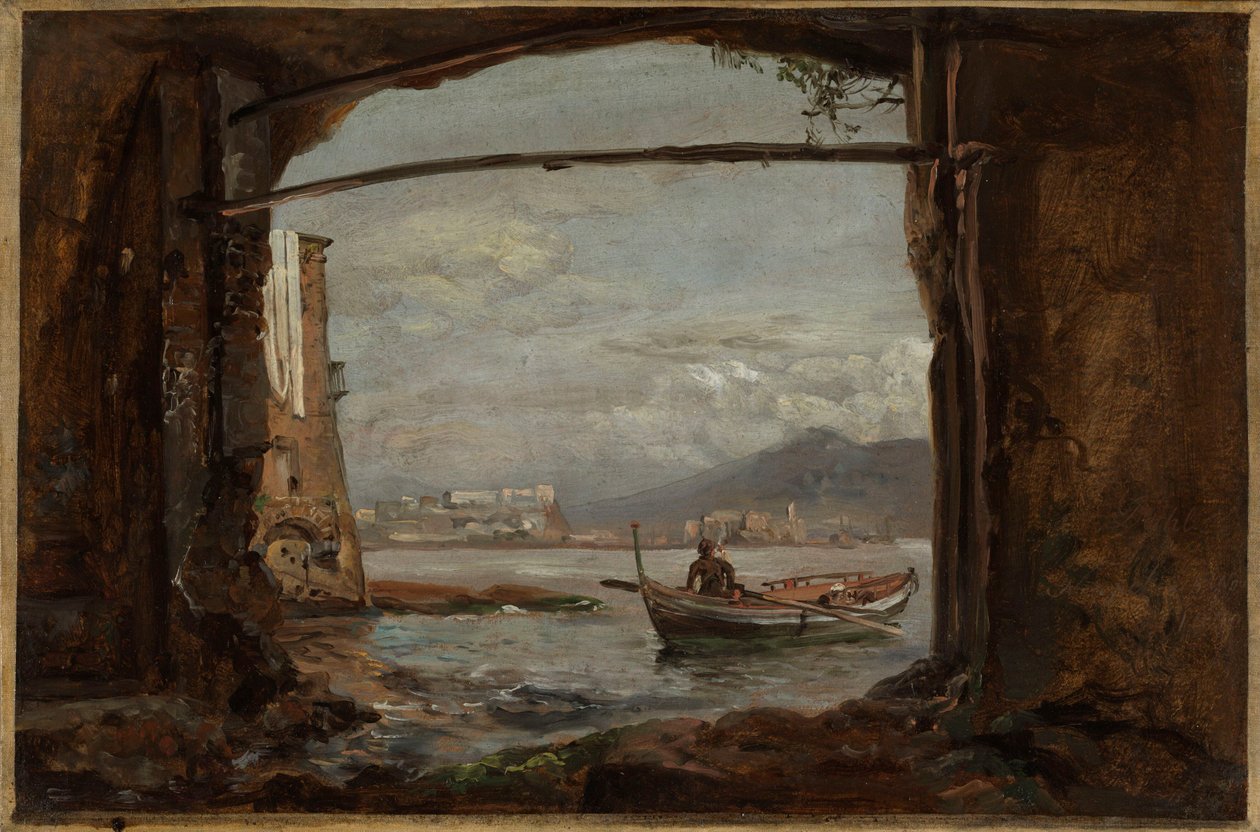 Vue depuis une grotte près de Posillipo - Johan Christian Dahl