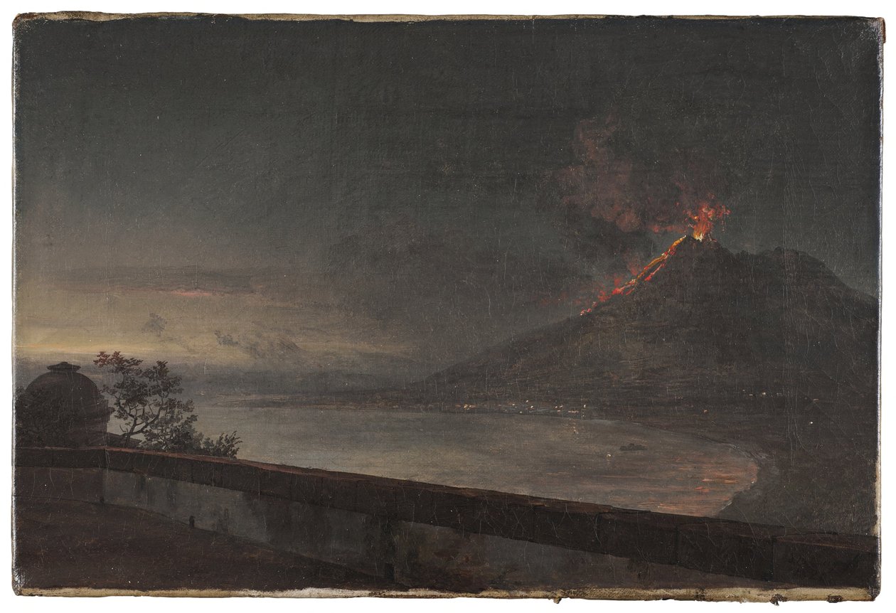 Vue sur le Vésuve depuis la Villa Quisisana - Johan Christian Dahl