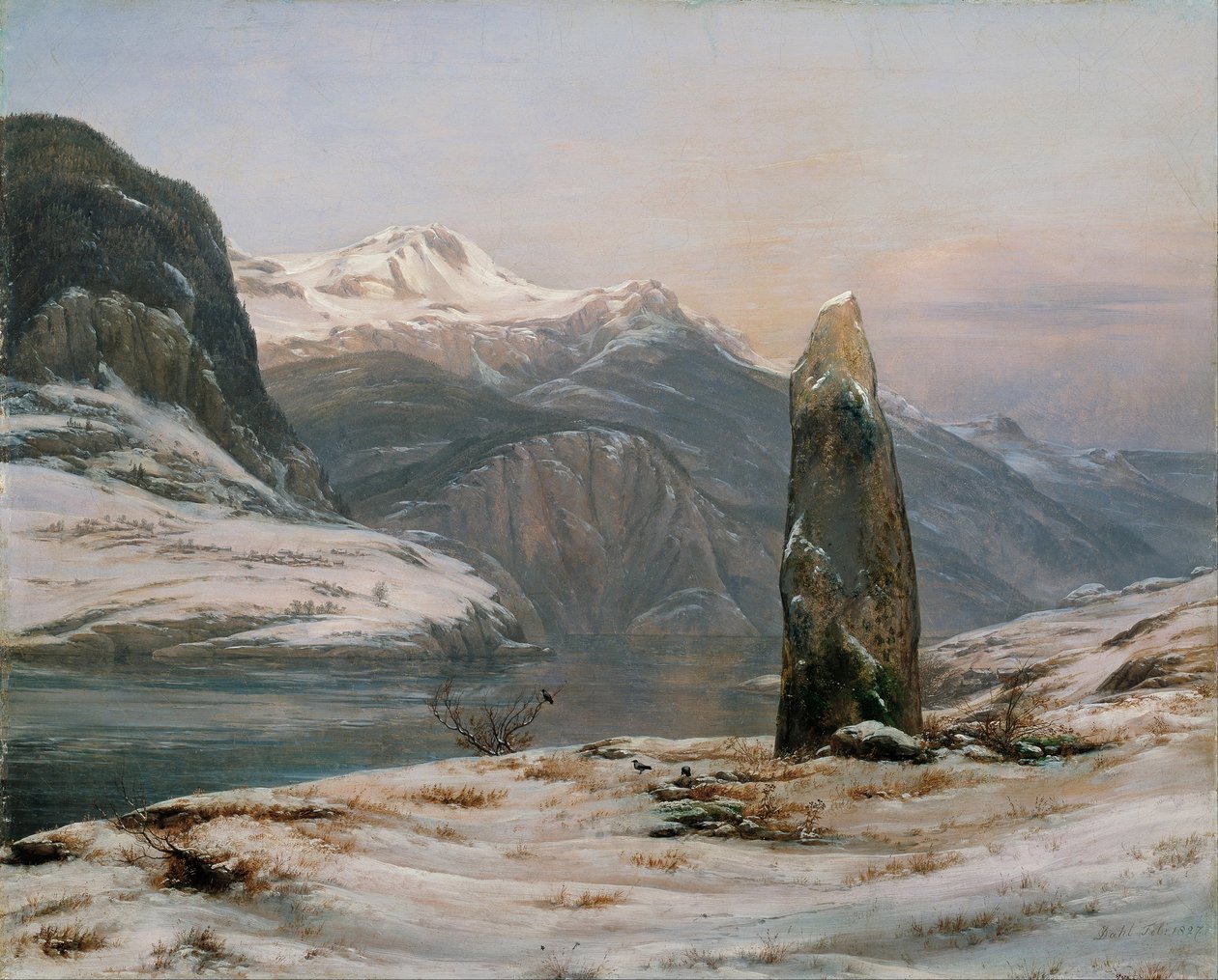 Hiver au Sognefjord - Johan Christian Dahl