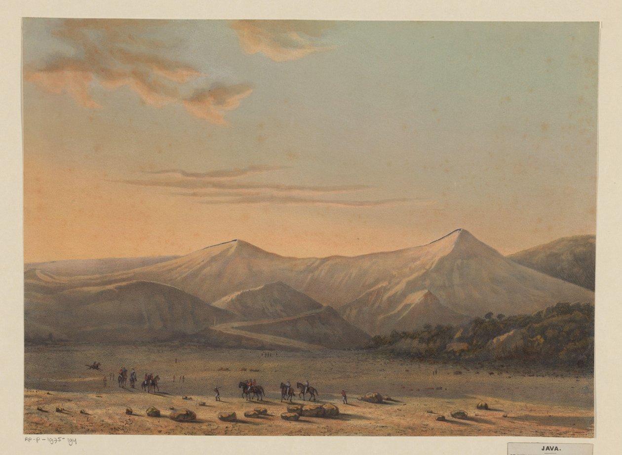 Vue sur le volcan Bromo - Johan Conrad Greive