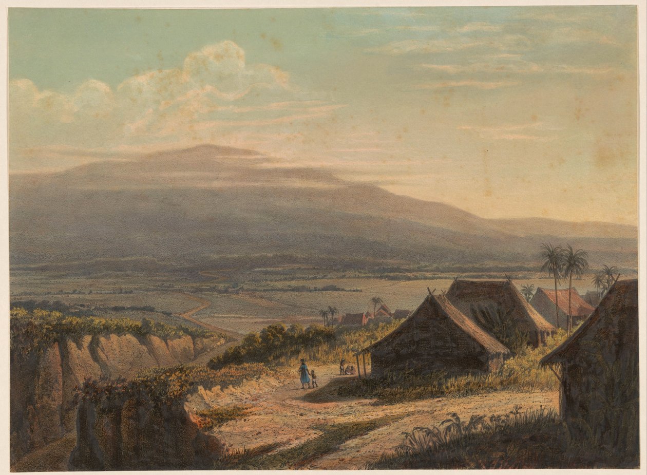 Paysage à Java - Johan Conrad Greive