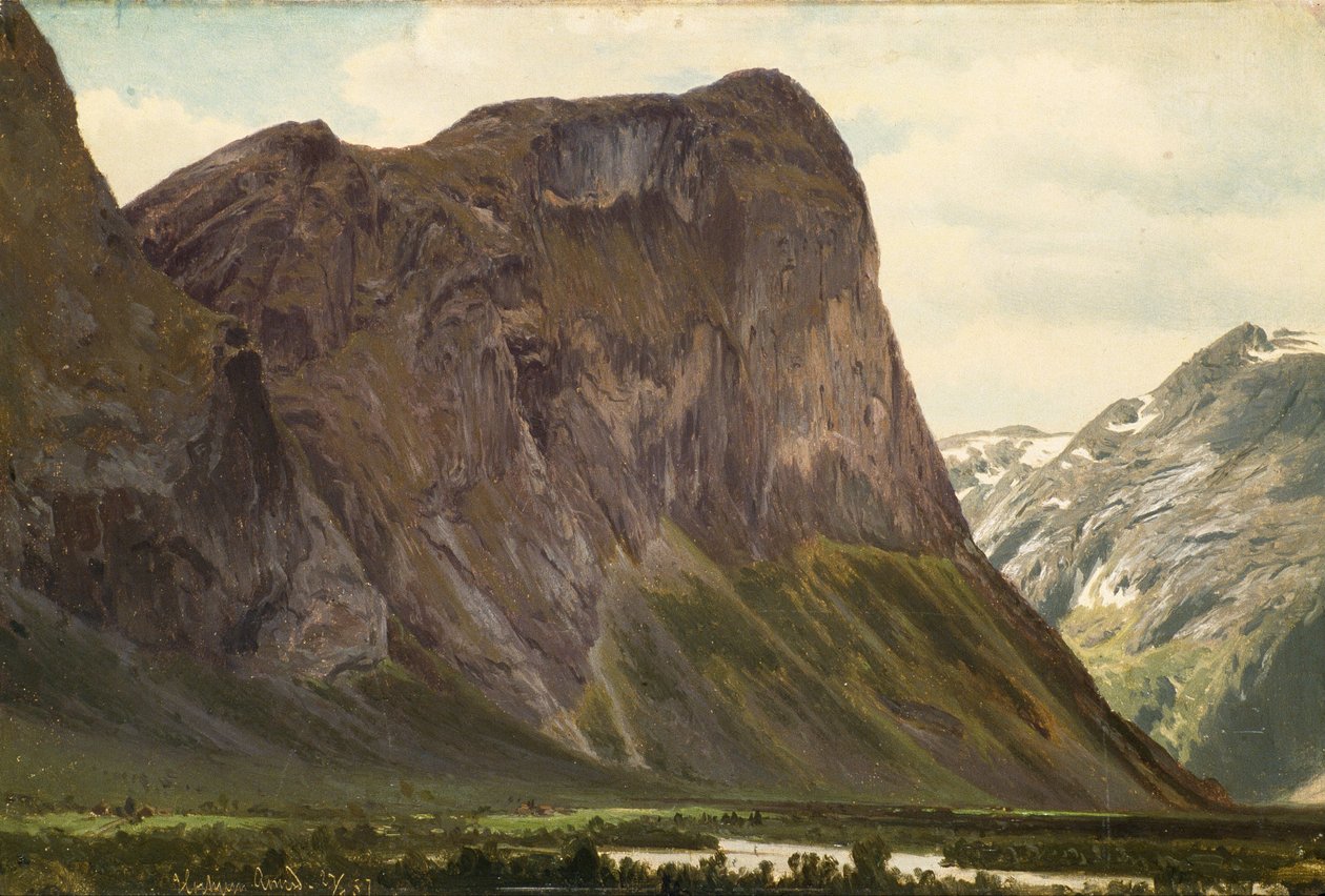 De Horgheim in Romsdal - Johan Fredrik Eckersberg