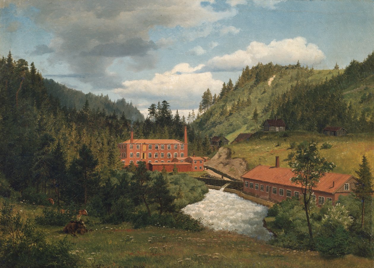 Le vieux moulin de Maridalen - Johan Fredrik Eckersberg