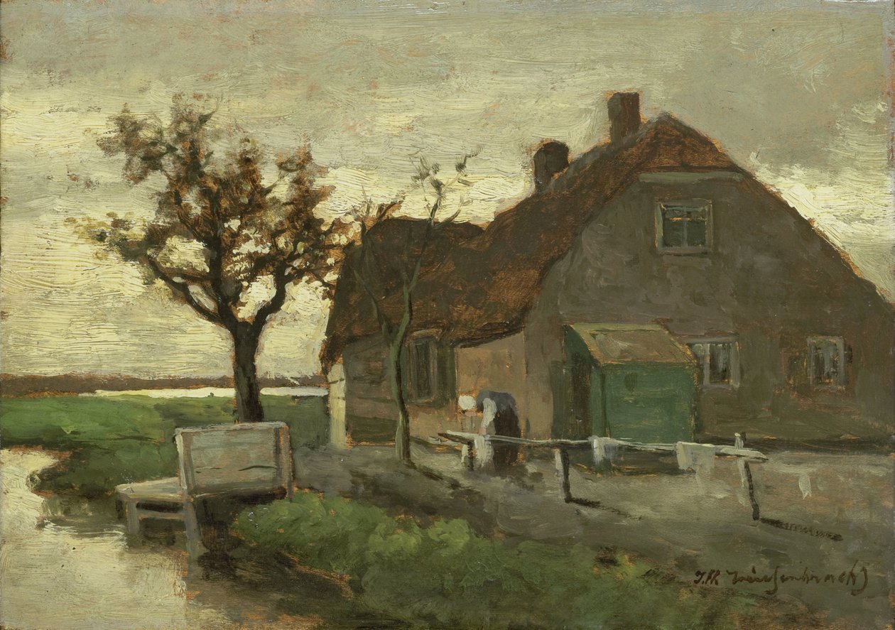 Maison de paysan au bord d