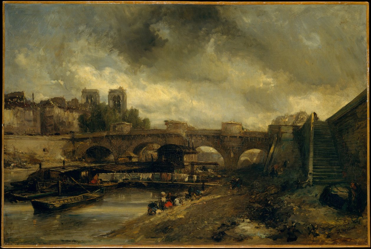 Le Pont Neuf - Johan Jongkind