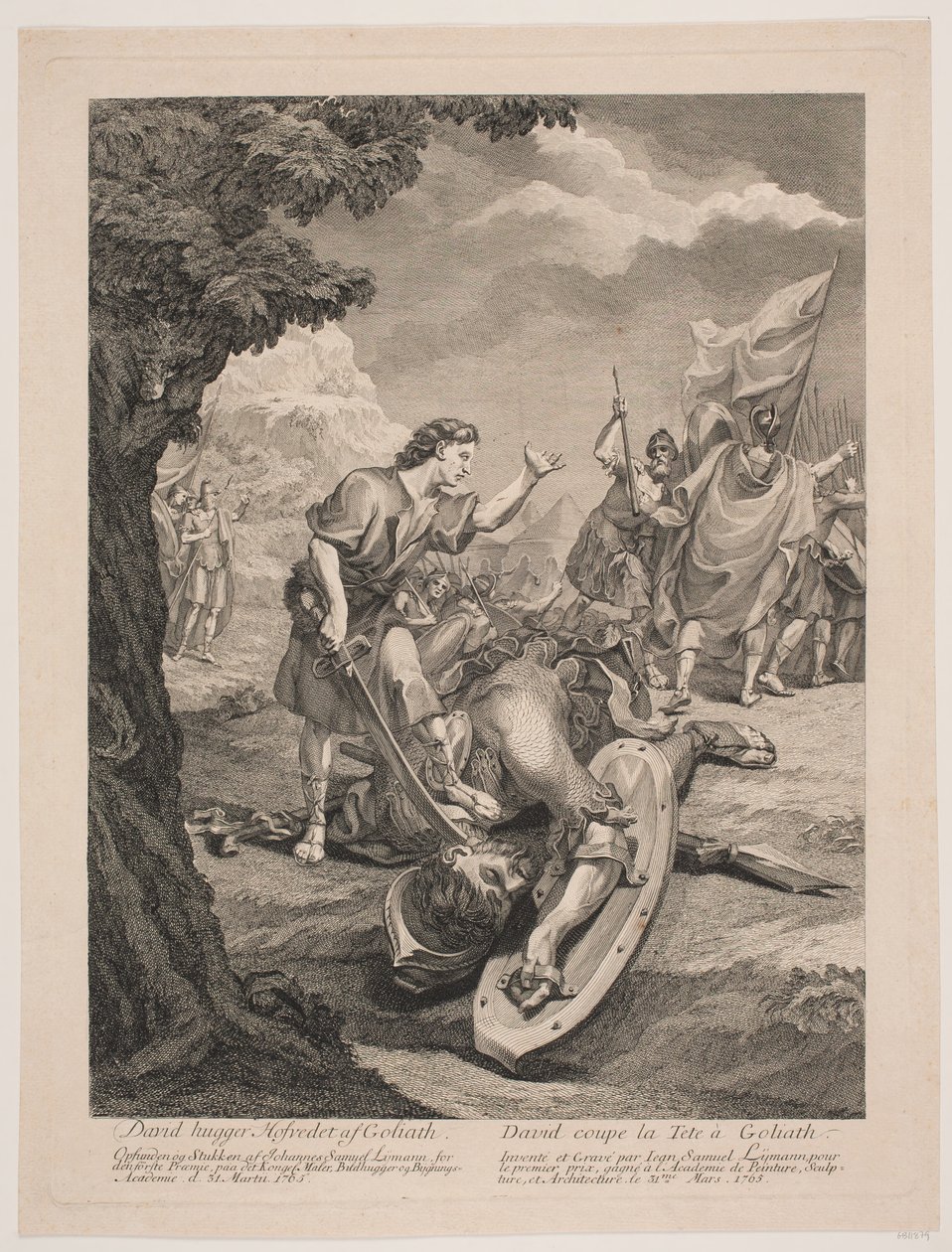 David et Goliath - Johan Samuel Lymann