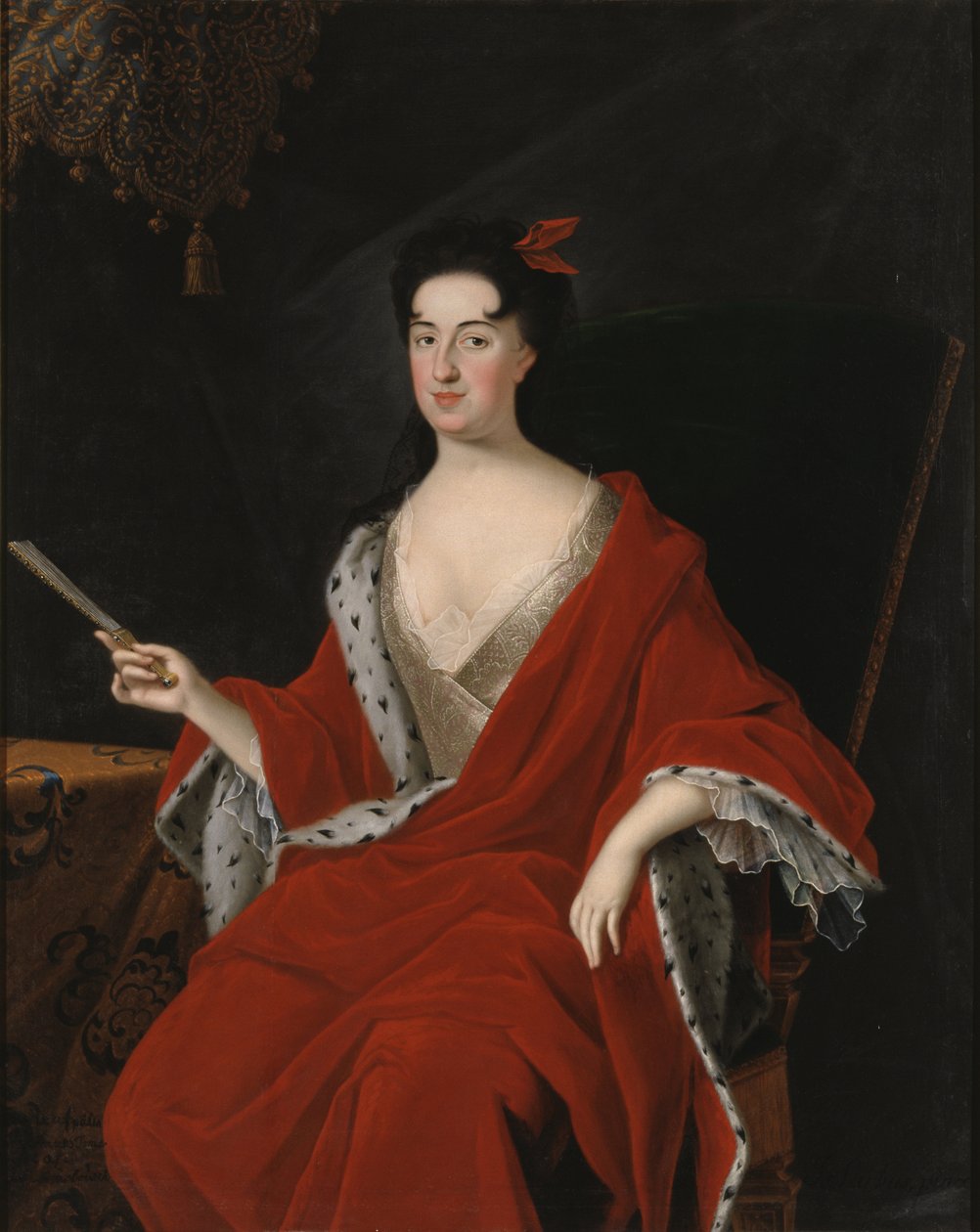 Catherine Opalinska, reine de Pologne - Portrait de Catherine Opalinska (1680-1747), reine de Pologne - Johan Starbus