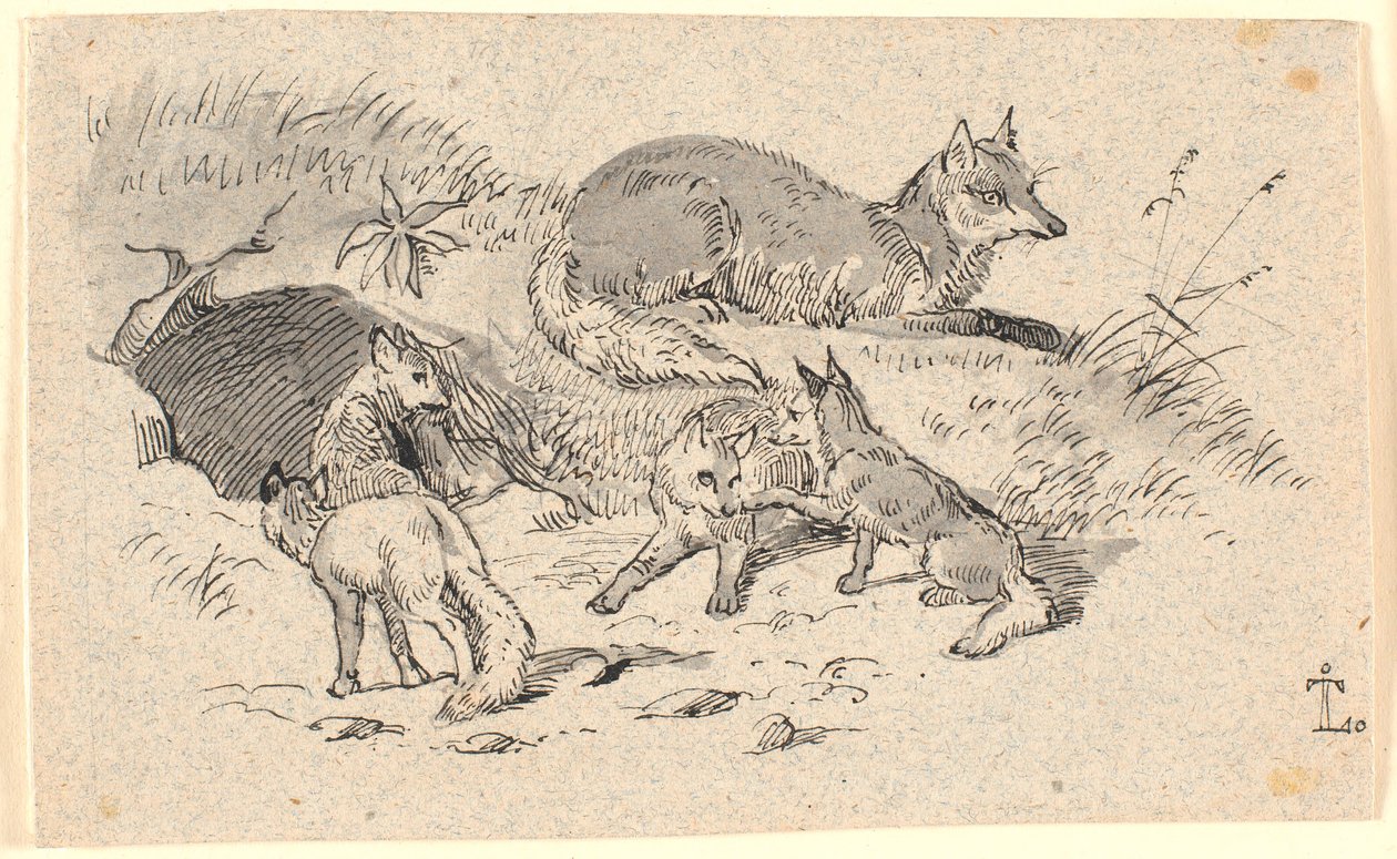 Le renard - Johan Thomas Lundbye