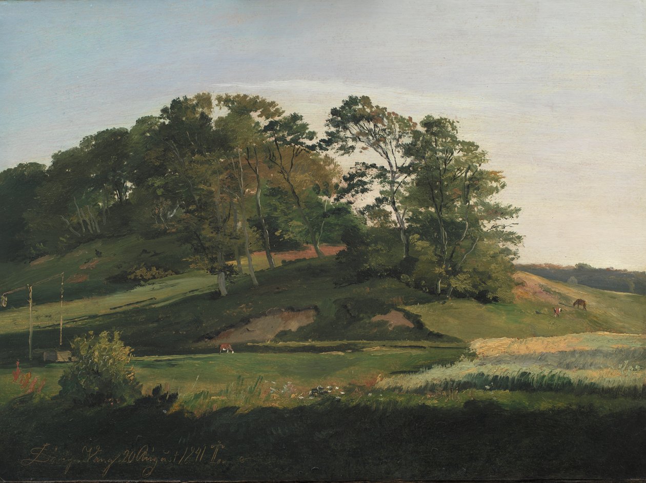 Collines boisées à Sørupvang - Johan Thomas Lundbye
