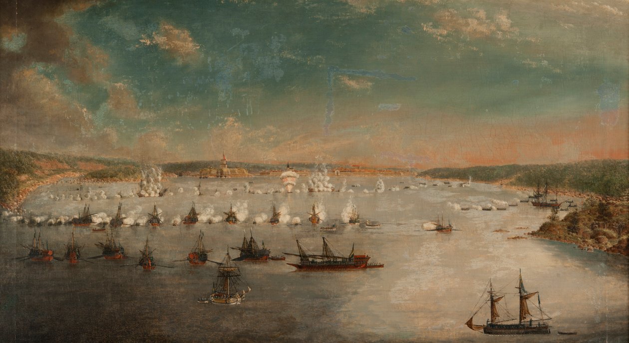 La bataille de Fredrikshamn en mai 1790, 1791 - Johan Tietrich Schoultz
