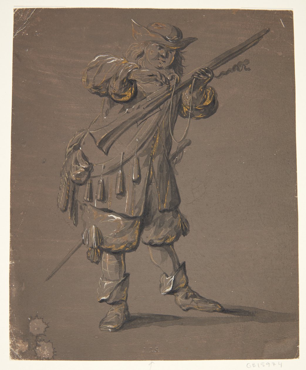 Soldat avec fusil - Johan le Ducq