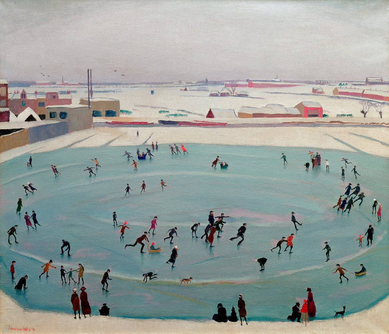 Patineurs - Johan van Hell