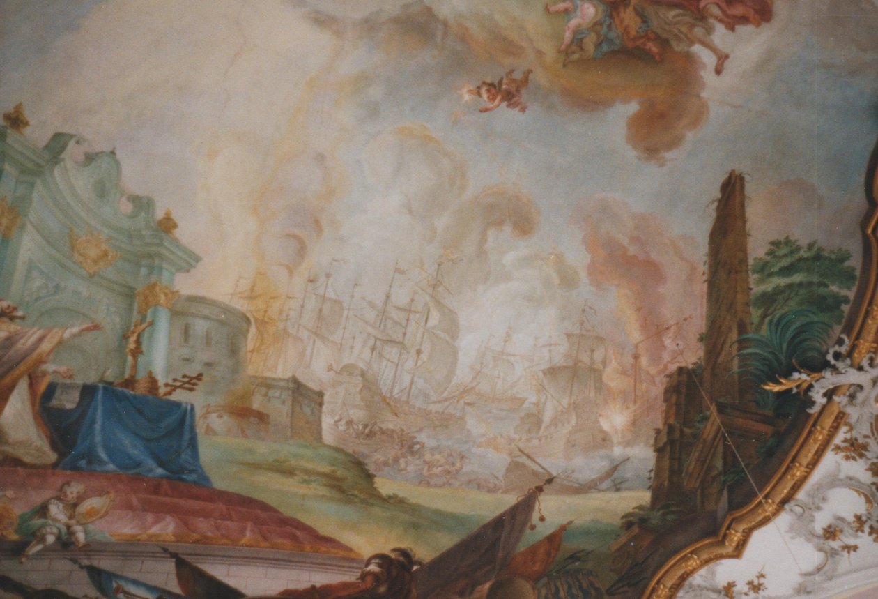 Bataille navale de Lépante - Johann Baptist Enderle