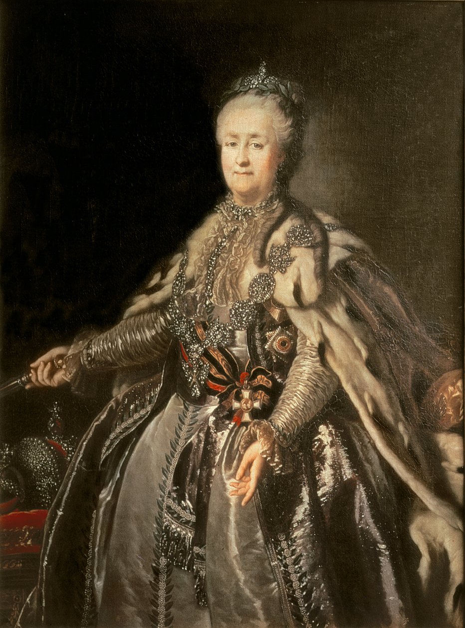 Catherine la Grande - Johann Baptist Edler von Lampi