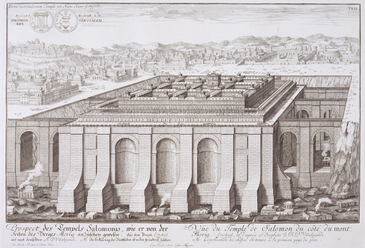 Le Temple de Salomon, Jérusalem, de 
