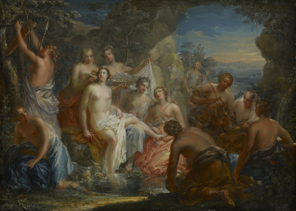 Le Bain de Diane, vers 1730 - Johann Georg Platzer