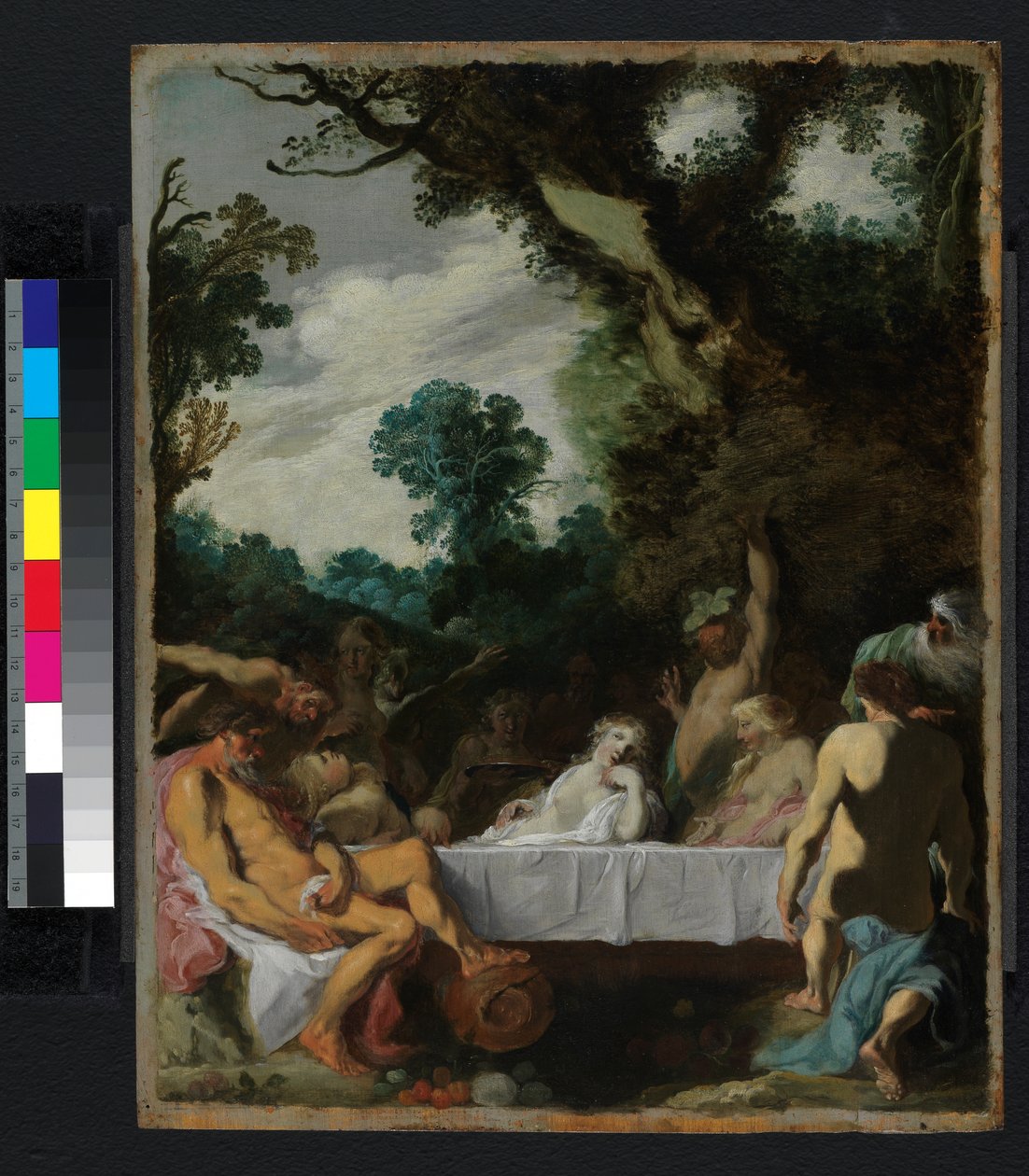 Un festin bacchanal, vers 1617 - Johann Liss or Lis or von Lys