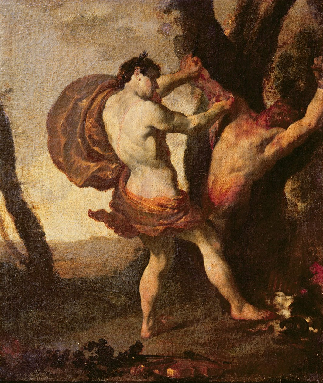 Apollon écorchant Marsyas, vers 1627 - Johann Liss or Lis or von Lys