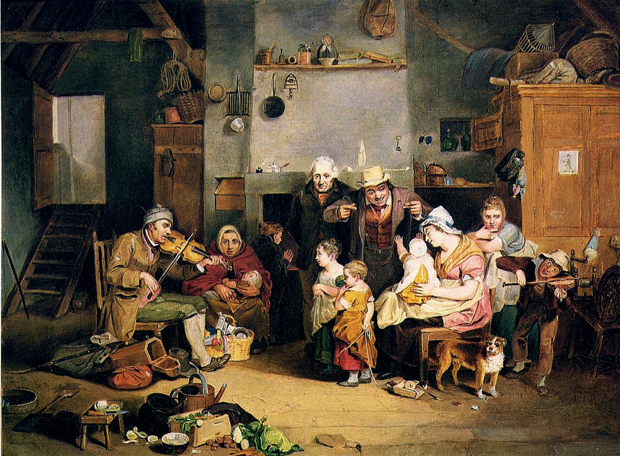 Le violoniste aveugle, 1812 - Johann Ludwig Krimmel