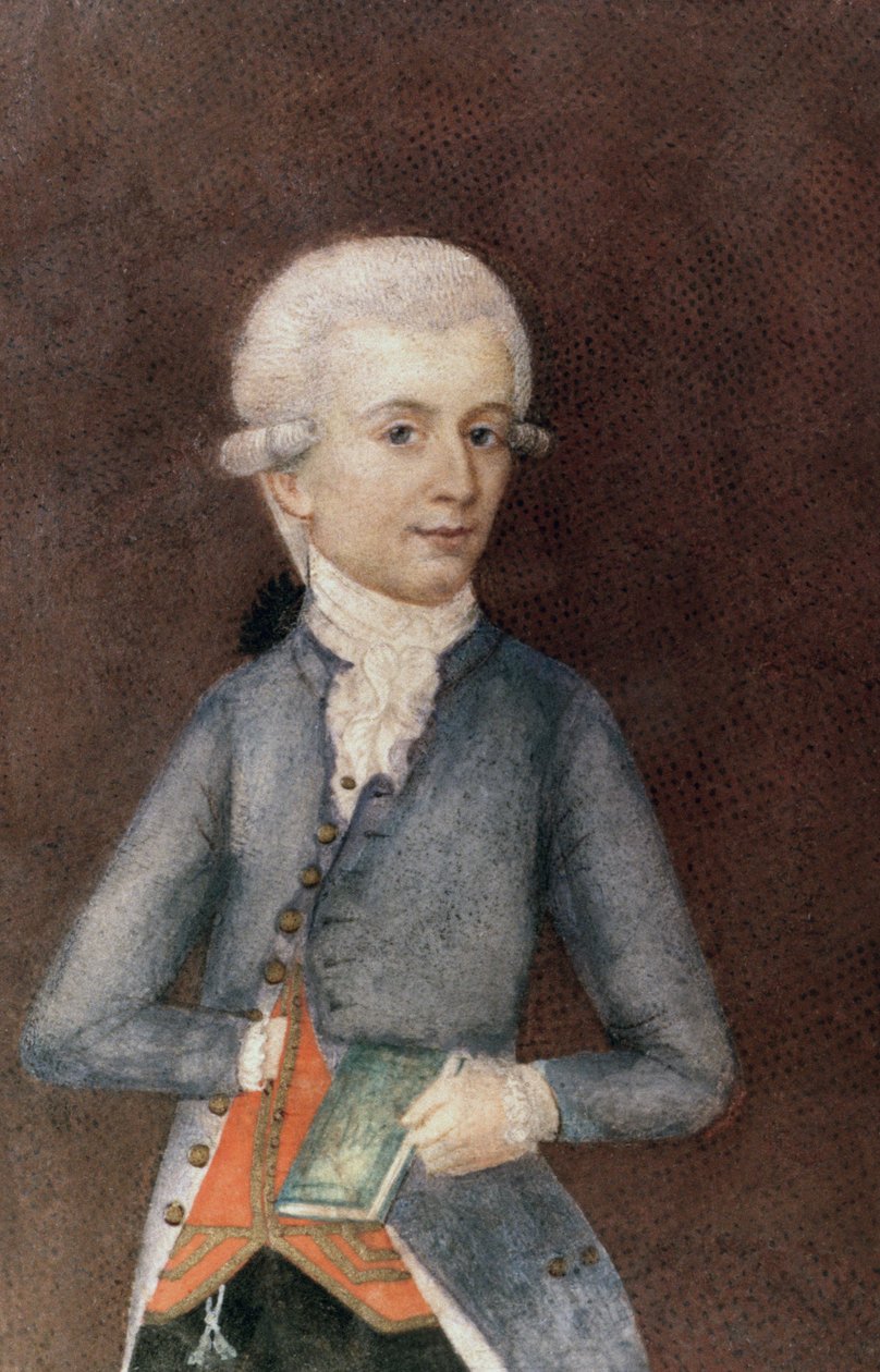 Wolfgang Amadeus Mozart, vers 1780 - Johann Nepomuk della Croce