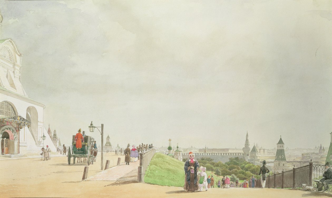 Le Kremlin, Moscou, 1839 - Johann Philipp Eduard Gartner