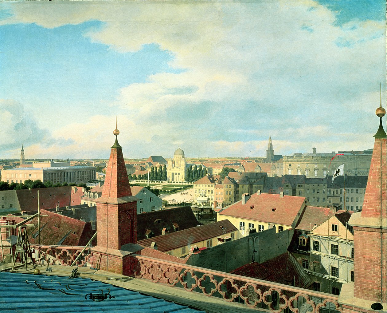 Vue de la ville de Berlin avec l