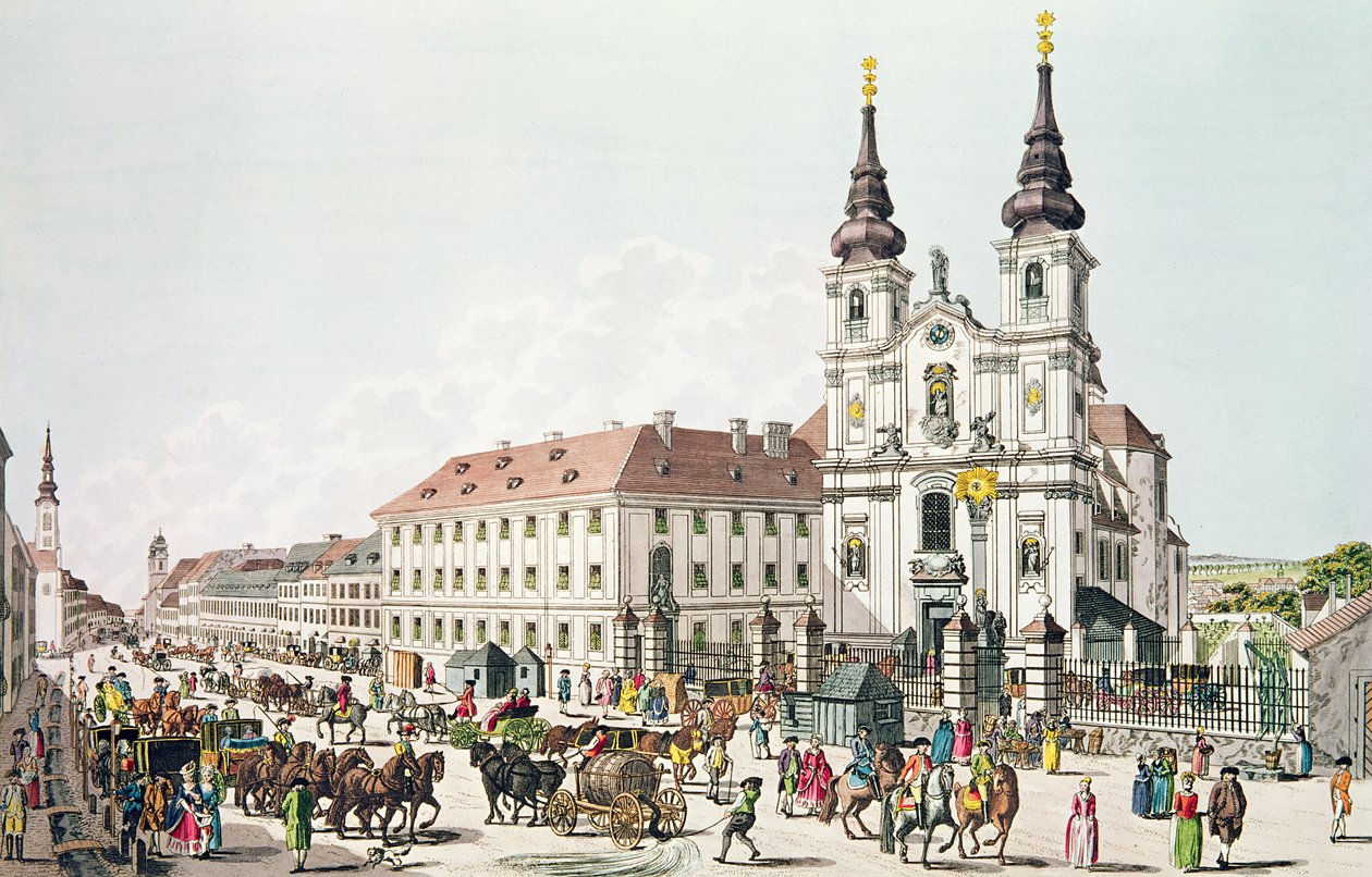 Église paroissiale et couvent de Mariahilf, Vienne, 1783 - Johann Ziegler
