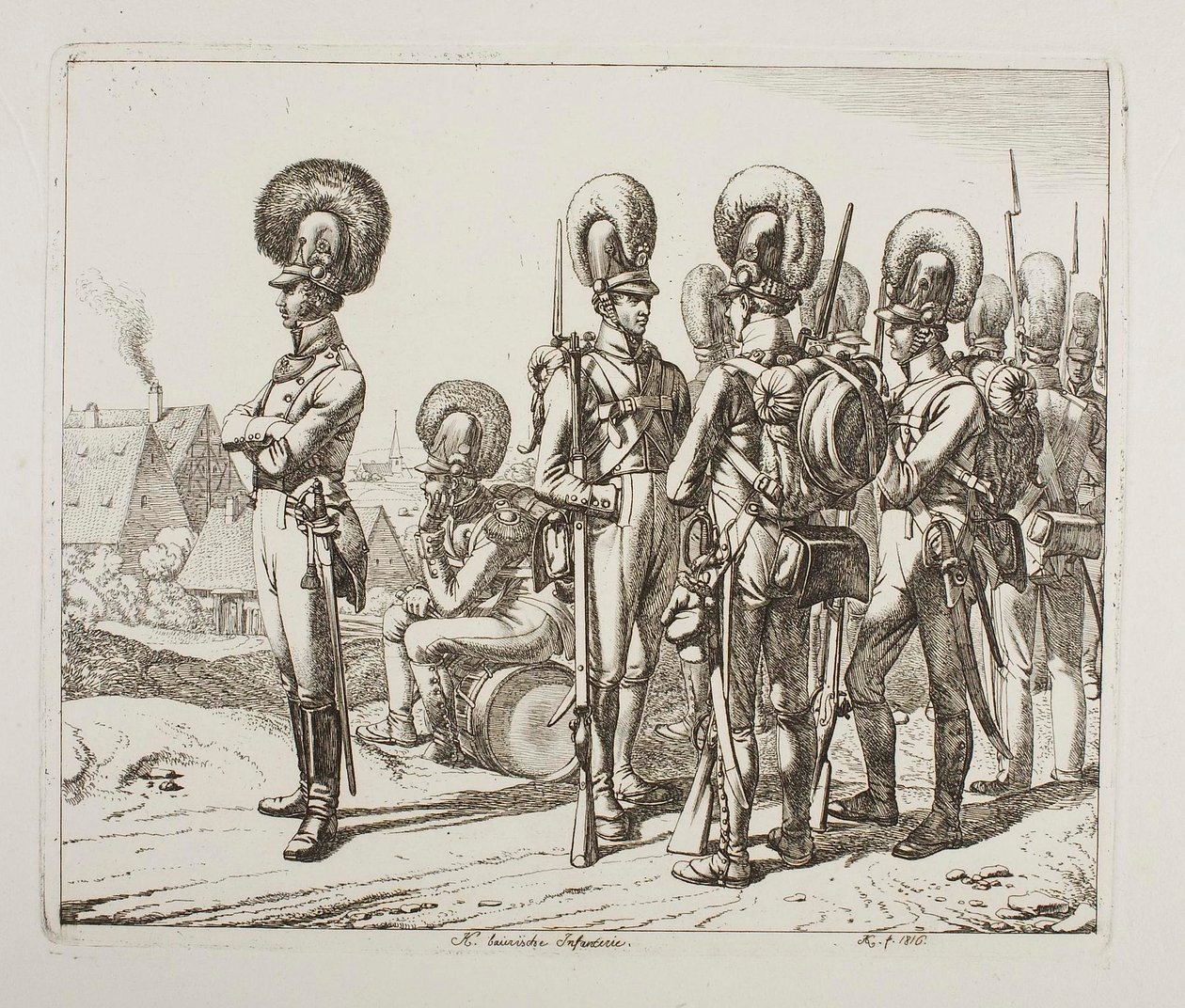 Fantassins bavarois - Johann Adam Klein