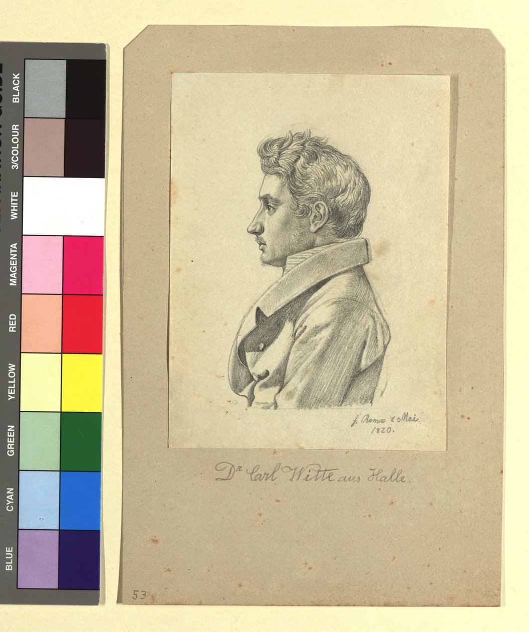 Carl Witte (Dr. jur. et phil., 1800-1883), poète - Johann Adam Klein