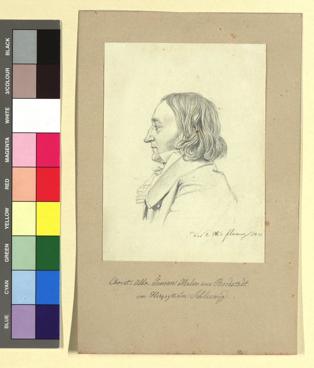 Christian Albrecht Jensen (1792-1870), peintre - Johann Adam Klein