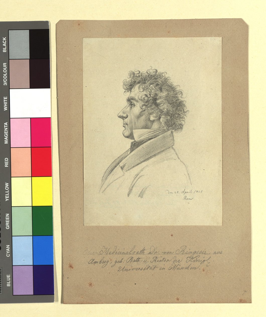 Johann Nepomuk von Ringseis (1785-1880), médecin, recteur - Johann Adam Klein
