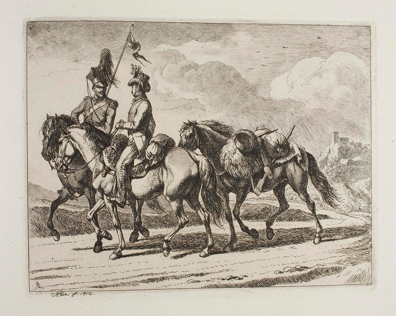 Cavaliers militaires - Johann Adam Klein
