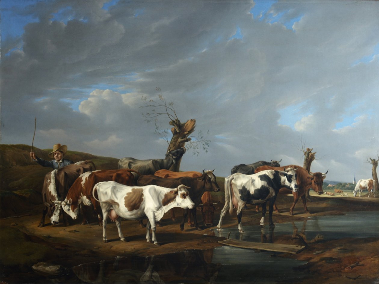 Troupeau de vaches - Johann Alexander Dallinger von Dalling
