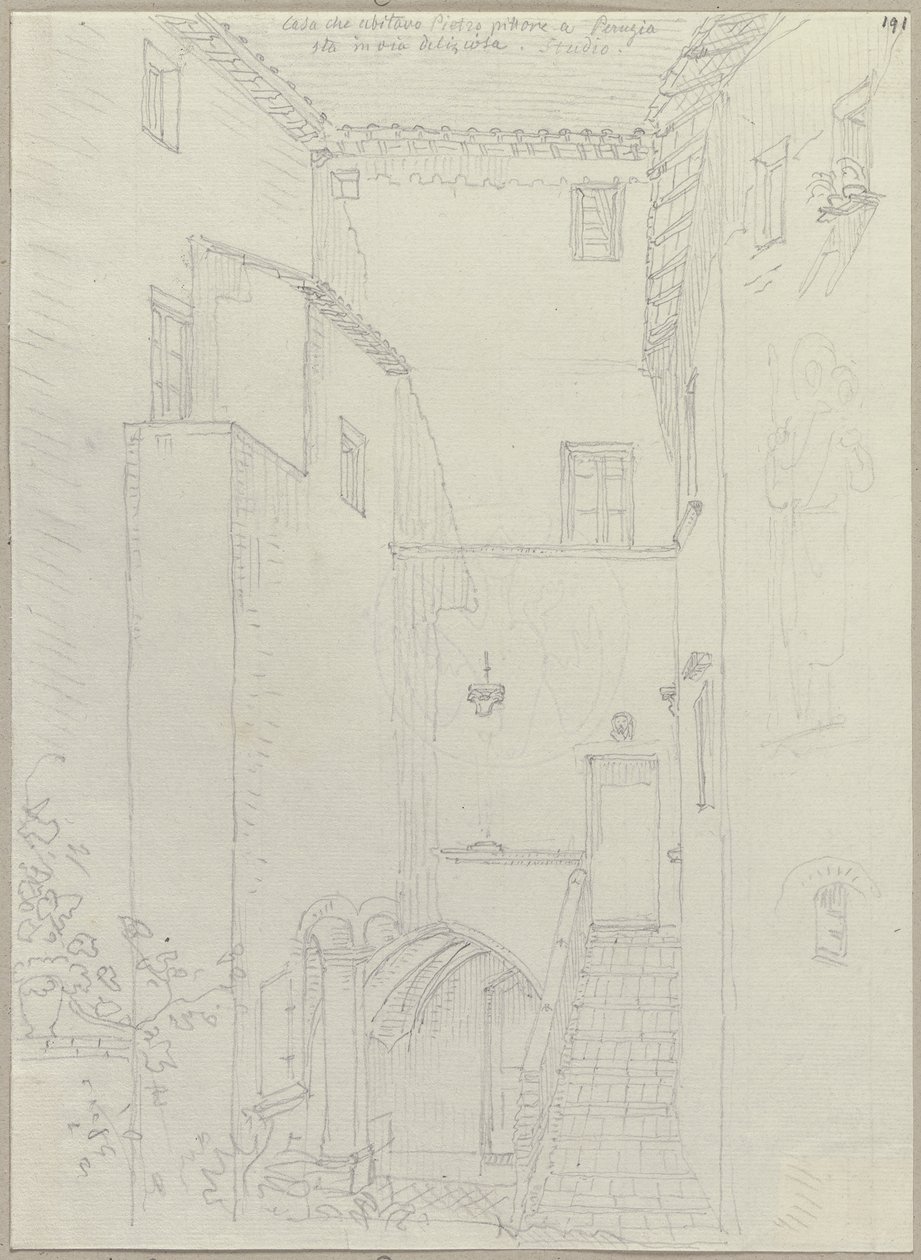 Extrait de : Recueil de contours et de calques, volume 1, feuille 42 - Johann Anton Ramboux