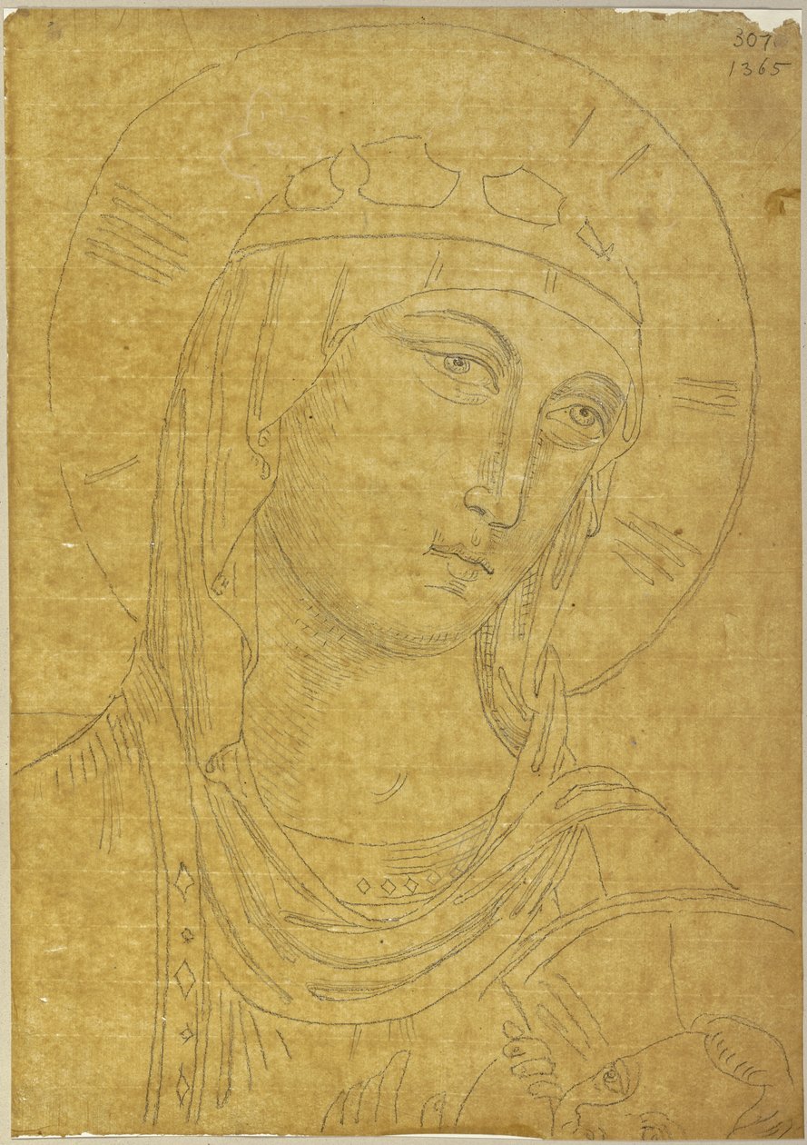 Aus: Sammlung von Umrissen und Durchzeichnungen, Band 6, Blatt 44 - Johann Anton Ramboux