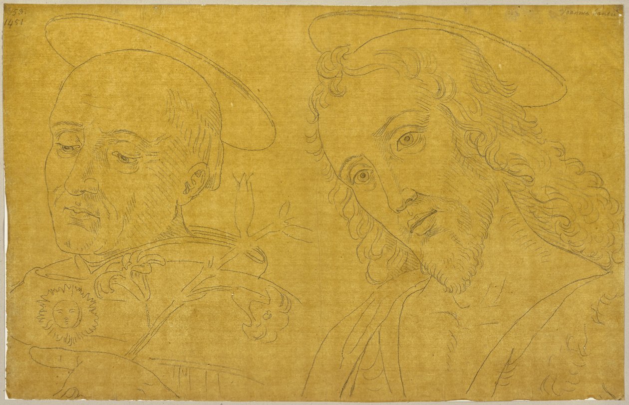 Extrait de : Recueil de contours et de calques, volume 7, feuille 73 - Johann Anton Ramboux