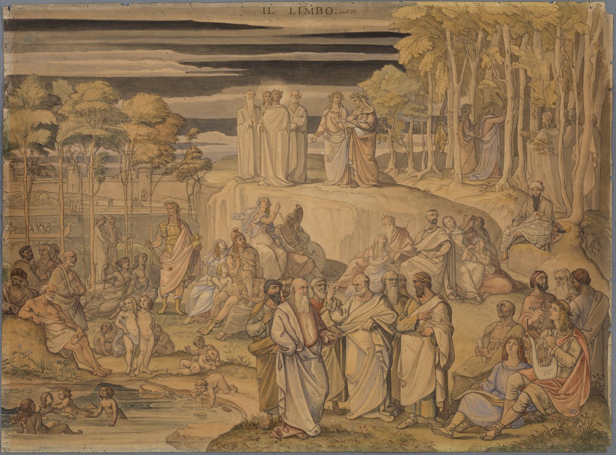 Dante dans le Limbus, c