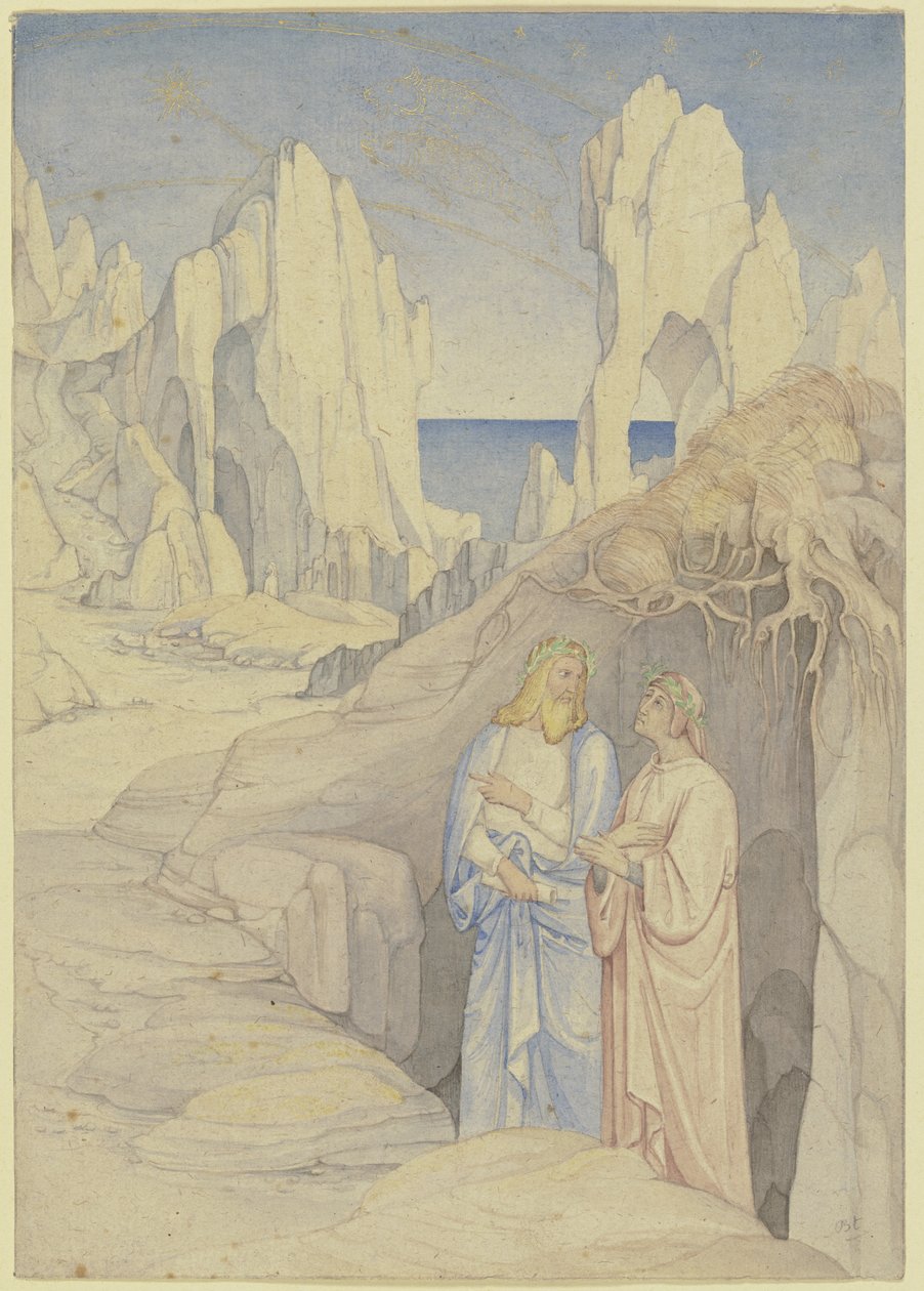 Dante et Virgile aux enfers - Johann Anton Ramboux