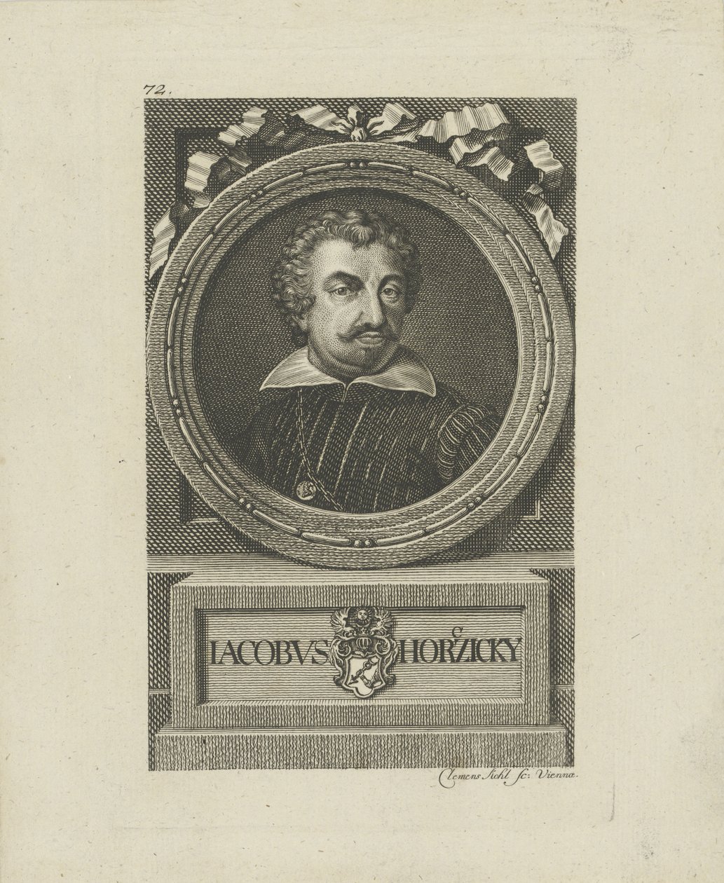 Portrait de Jakub Horcicky z Tepence - Johann Balzer