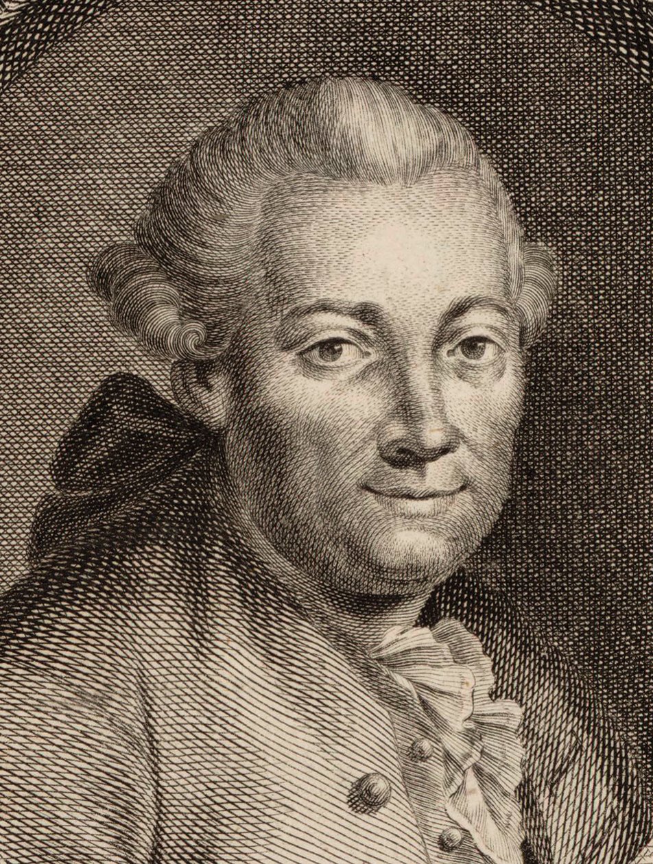 Portrait du compositeur Florian Leopold Gassmann 1729-1774, 1780 - Johann Balzer