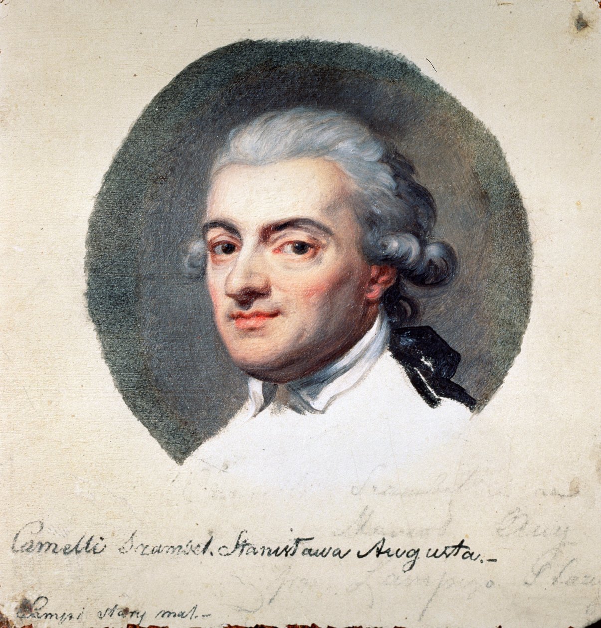 Portrait de Stanislas II Augustus Poniatowski de Pologne - Johann Baptist I Lampi