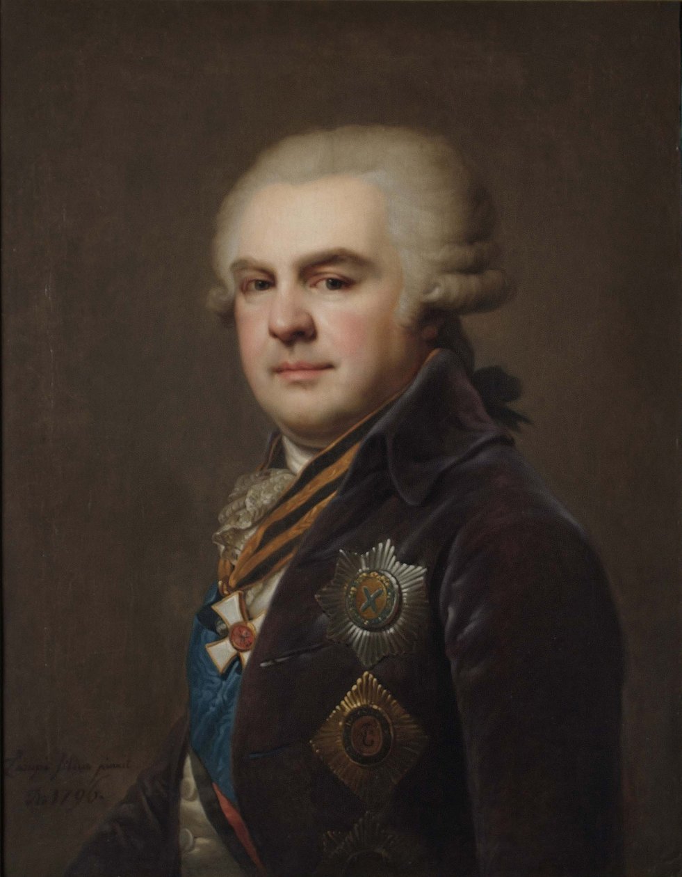 Portrait du comte Alexandre Nikolaïevitch Samoïlov 1744-1814, 1796 - Johann Baptist Lampi the Younger