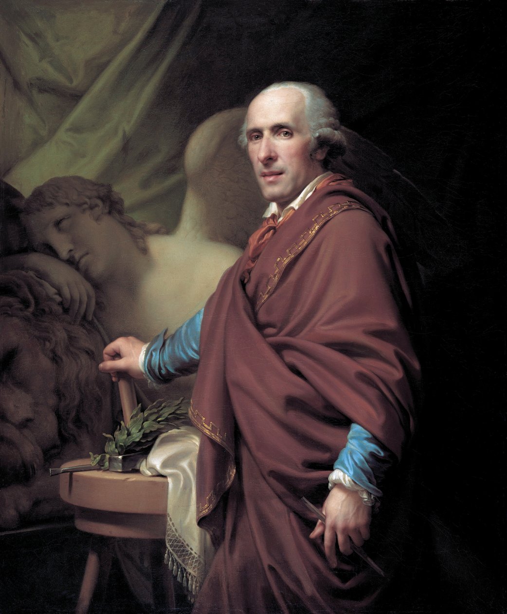 Portrait du sculpteur Antonio Canova - Johann Baptist Lampi the Younger