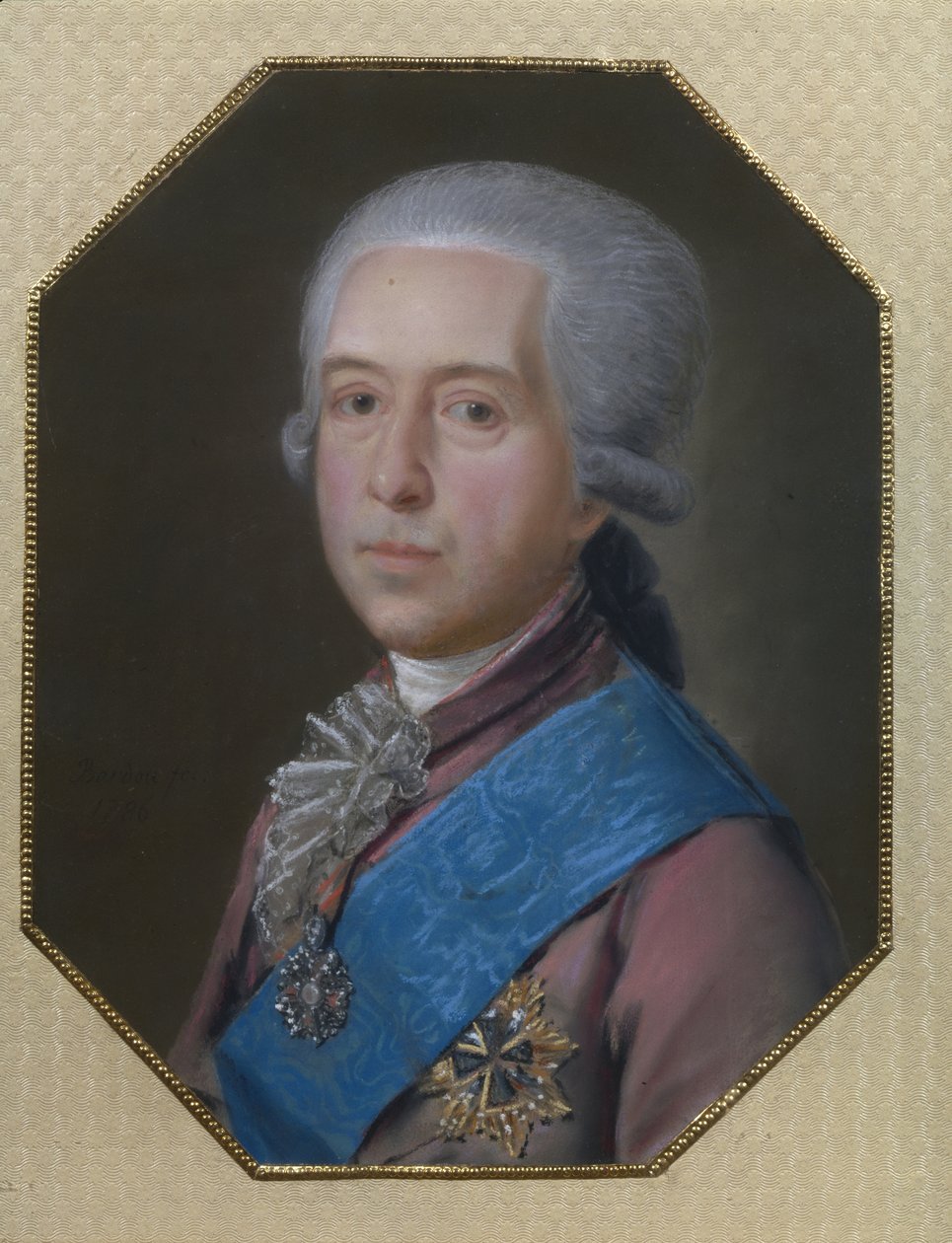 Portrait du général comte Mikhaïl Mikhaïlovitch Golitsyne 1731-1806, 1786 - Johann Bardou