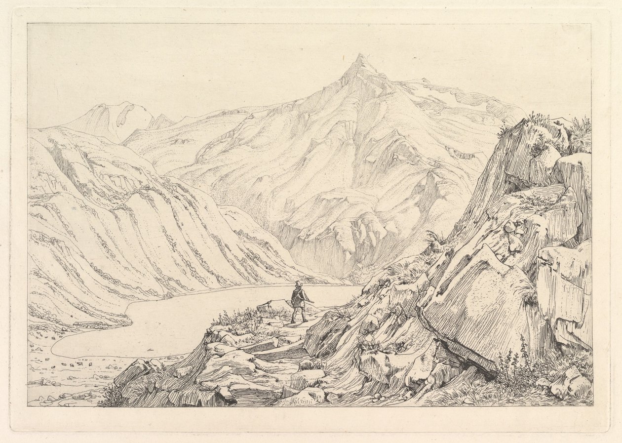 Lac Bockhart Der Bockhardsee, début du 19e siècle - Johann Christian Erhard