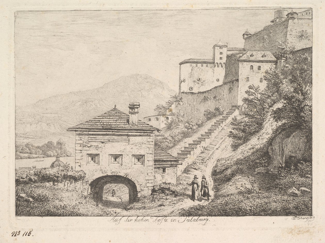 La grande fête à Salzbourg - Johann Christian Erhard